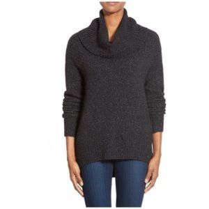 Michael Kors Cowl Neck Turtleneck Sweater in Grey